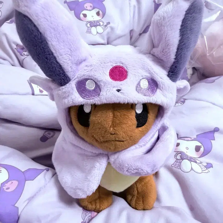 [BUNJANG] Eevee Poncho Plush Doll / 에브이 판쵸 이브이 인형