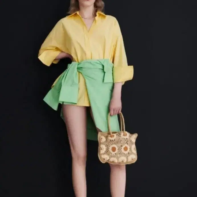 [SOLD OUT] ZARA 크로쉐 니트백 토트백 버킷백 니트 플라워백