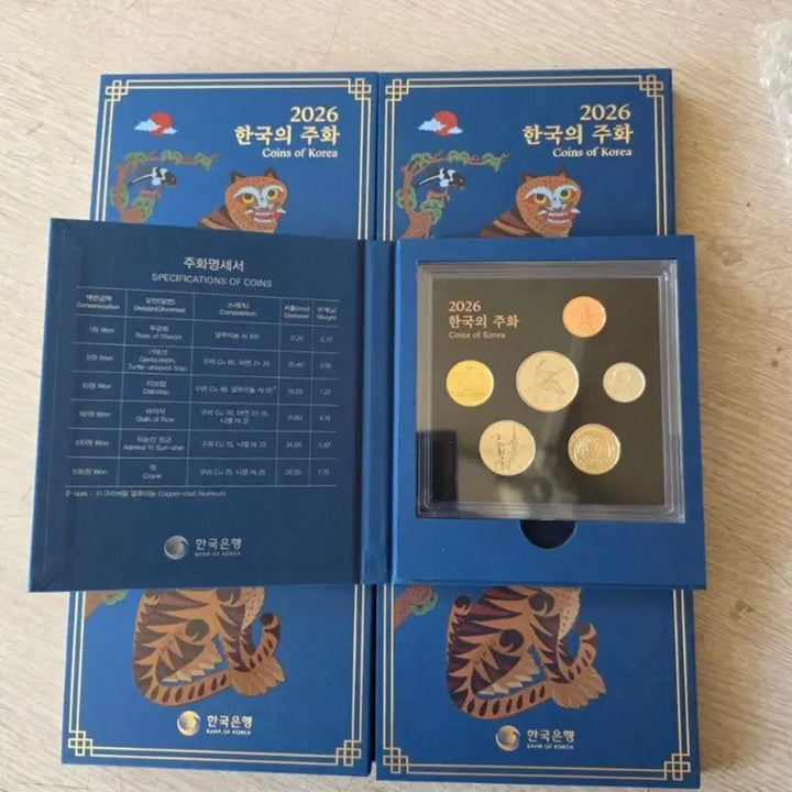 [BUNJANG] KOMSCO 2022 Mint Coin Set (5 Units) / 현용주화  KOMSCO 26년 MINT 미개봉 5세트