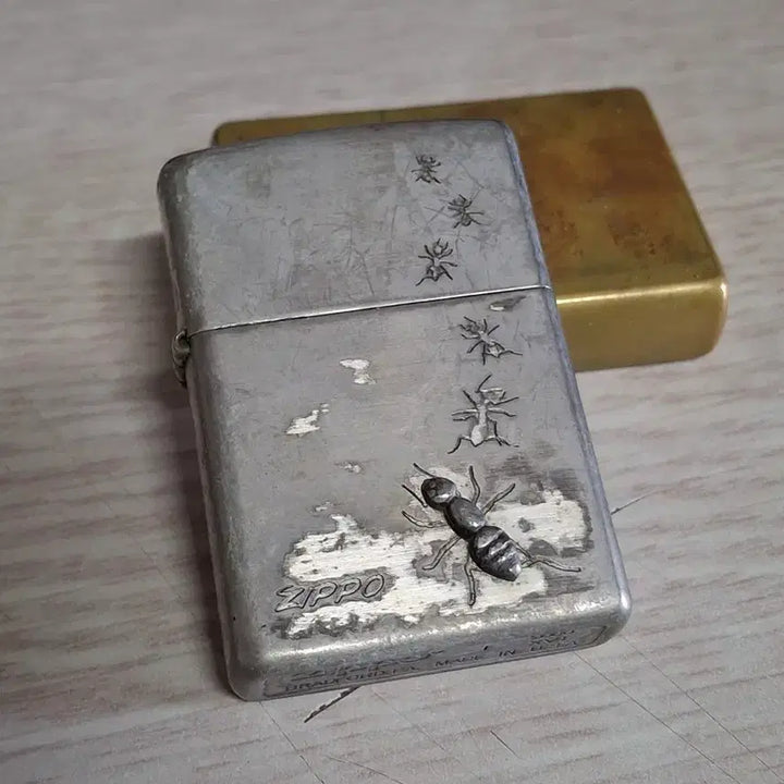 [BUNJANG] Zippo Vintage Ant Pattern Lighter / 지포라이터  Zippo 빈티지 개미 패턴