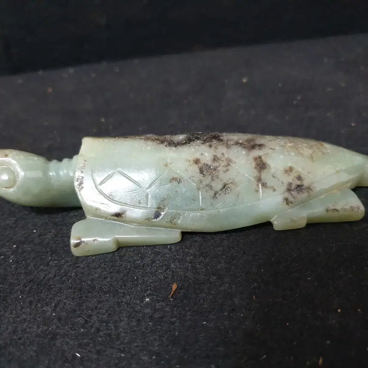 [BUNJANG] Suwon Manmul Excavated Jade Turtle Statue / (수원만물)출토 화전옥 청옥 거북상