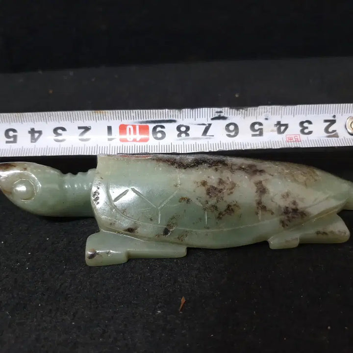 [BUNJANG] Suwon Manmul Excavated Jade Turtle Statue / (수원만물)출토 화전옥 청옥 거북상