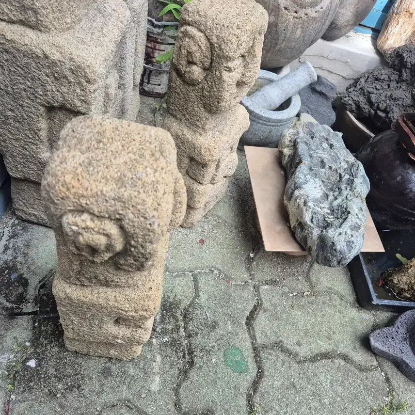 [BUNJANG] Pair of Antique Wooden Pillars (57x17x13 cm) / 57   17   13 센치 한쌍