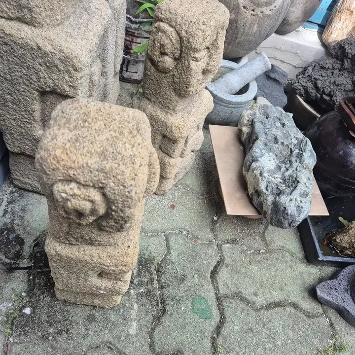 [BUNJANG] Pair of Antique Wooden Pillars (57x17x13 cm) / 57   17   13 센치 한쌍
