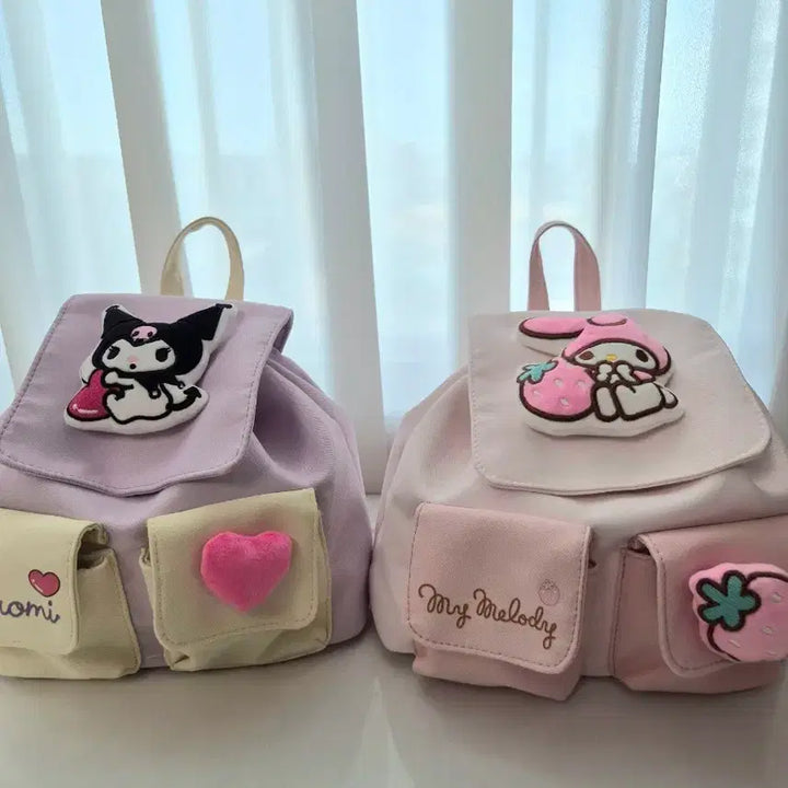 [BUNJANG] Sanrio Backpack (Kuromi/My Melody) / 산리오 백팩 가방(쿠로미/마이멜로디)