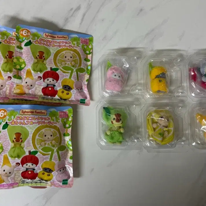 [BUNJANG] Sylvanian Families Fruit Party 1 Full Set / 실바니안 과일파티1 풀셋