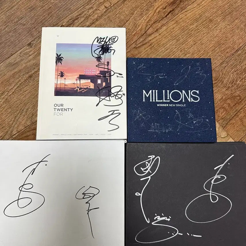 [BUNJANG] Winner Autographed Bundle Set / 위너 친필 싸인 일괄