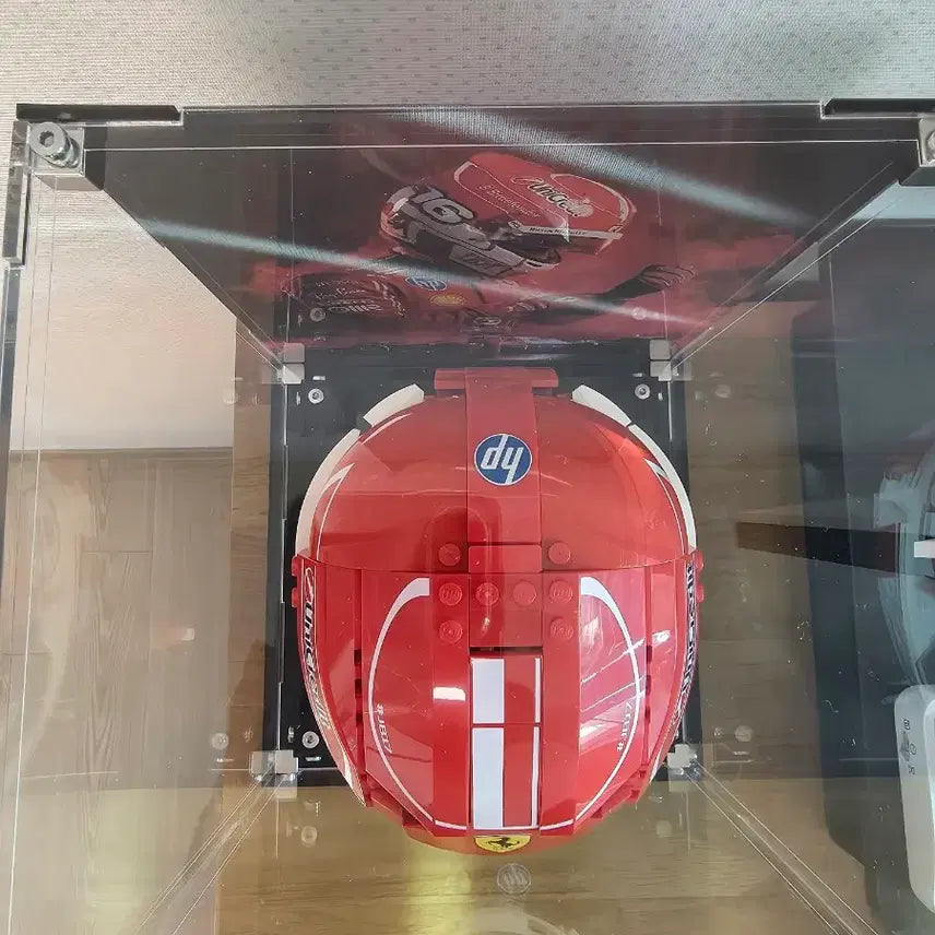 [BUNJANG] Lego Ferrari Leclerc Helmet Display Case / 레고 페라리 르클레르 헬멧