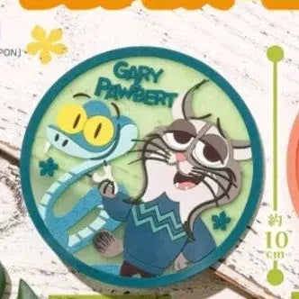 [BUNJANG] Bandai Gashapon Zootopia 2 Flat Rubber Coaster / 반다이 가샤폰 주토피아2 플랫 러버 코스터 가챠