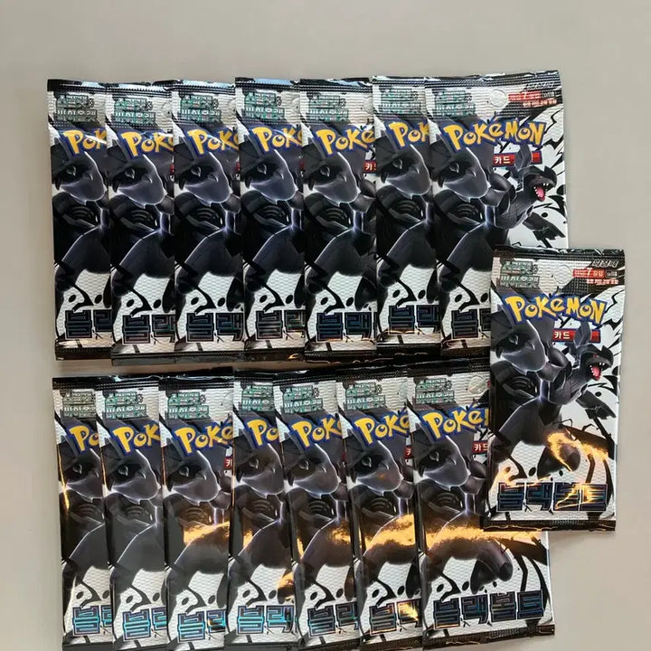 [BUNJANG] Pokemon Card Black Bolt Booster Packs (Vending Machine) - 15 Packs / 포켓몬카드 블랙볼트 15팩 (자판기)