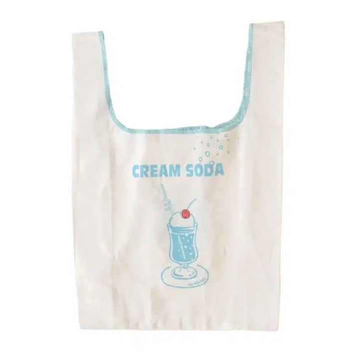[BUNJANG] AndPackable Cream Soda Minimal Shape Portable Eco Bag Beige / 앤드패커블 크림소다 미니멀 쉐이프 휴대용 베이지 에코백