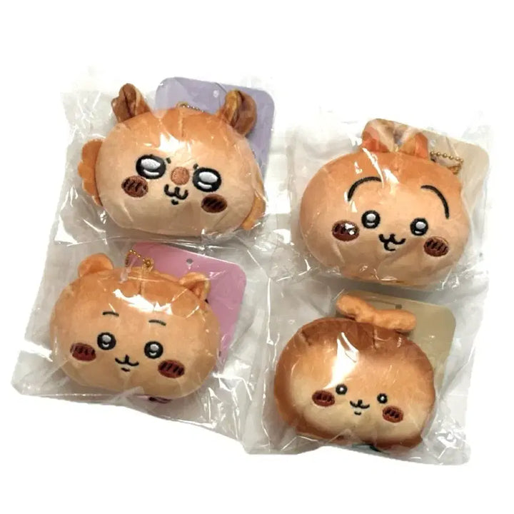 [BUNJANG] Chiikawa Usagi Momonga Beetles Bakery Bread Mochi Stress Ball Plush Keychain / (인기)치이카와/풍뎅이/우사기/모몽가 베이커리 빵모찌 스트레스볼 인형키링