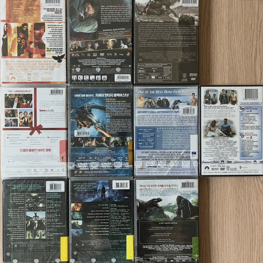 [BUNJANG] Movie DVD Bundle Set (10 Discs) / DVD 10장 새상품 일괄판매