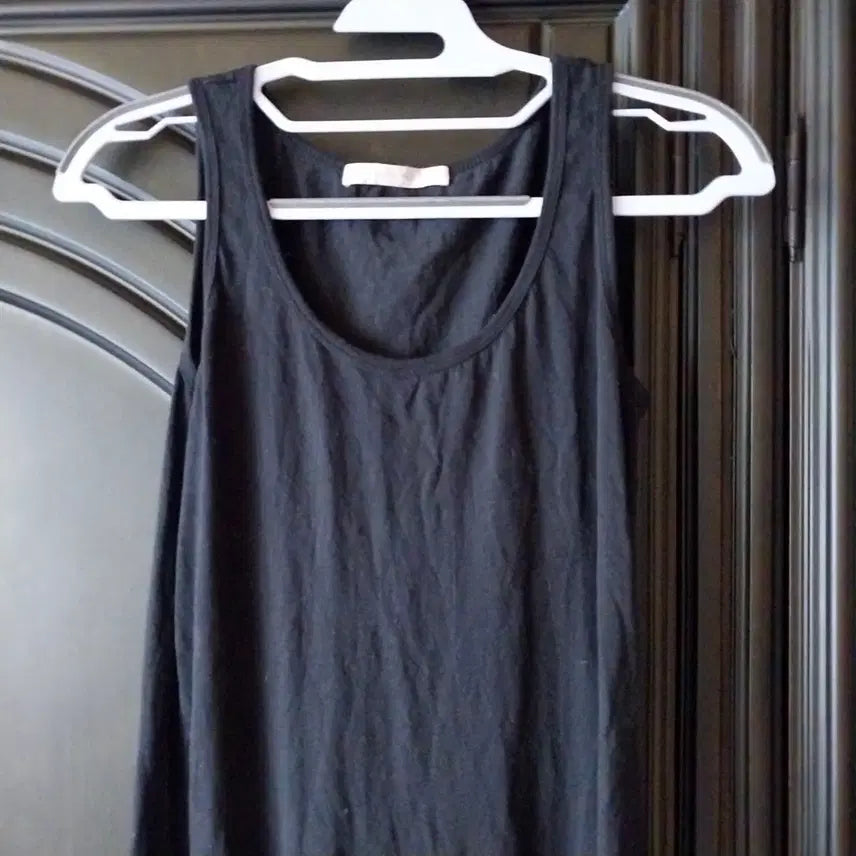 [BUNJANG] Sleeveless Long Dress Black / 민소매 롱 원피스 블랙