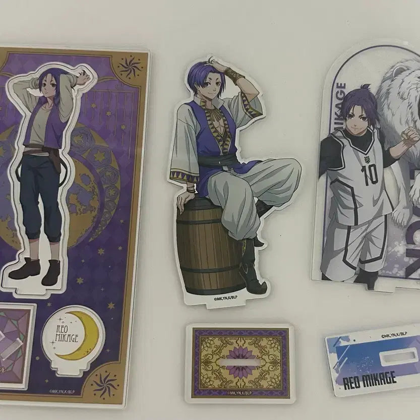 [BUNJANG] Blue Lock Mikage Reo Acrylic Stand Bundle Set / 블루록 미카게 레오 아크릴스탠드 일괄판매