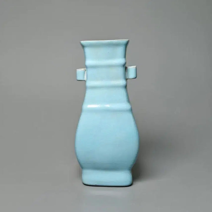 [BUNJANG] Song Yeoyeo Celadon Twin-handled Vase Antique Chinese Ceramic / 송 여요 청자 쌍이각병 중국도자기 골동품 고미술품 수집품