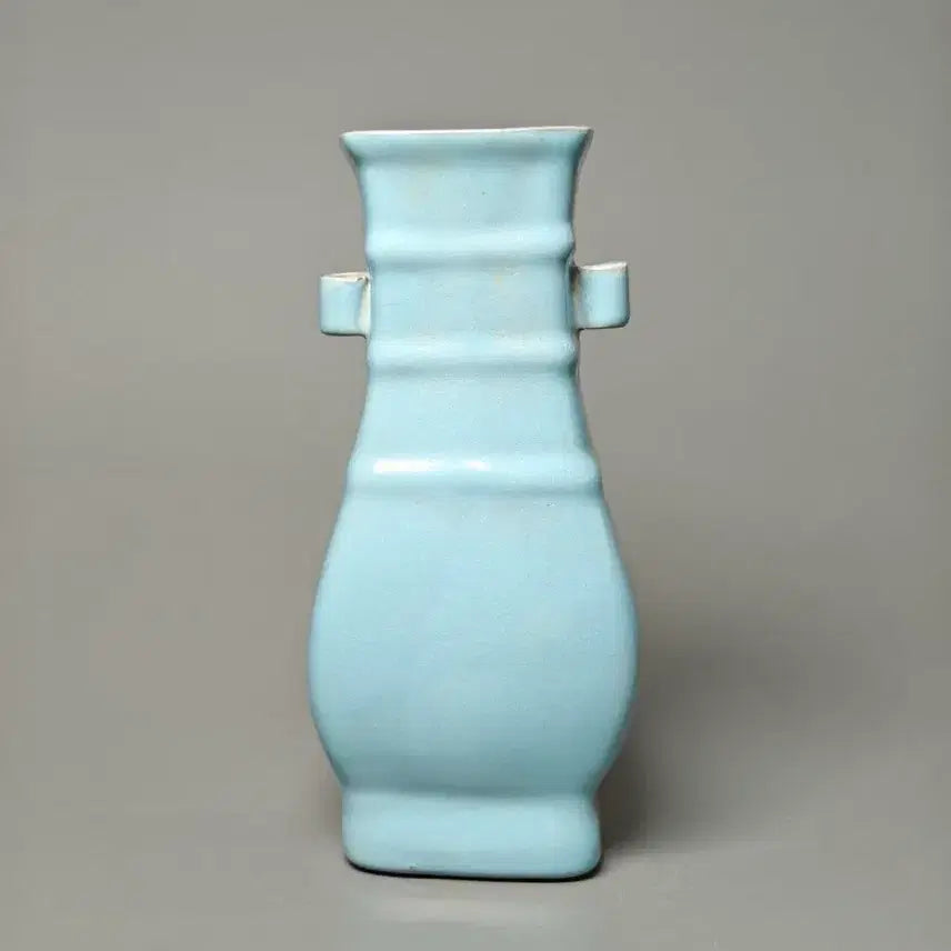 [BUNJANG] Song Yeoyeo Celadon Twin-handled Vase Antique Chinese Ceramic / 송 여요 청자 쌍이각병 중국도자기 골동품 고미술품 수집품
