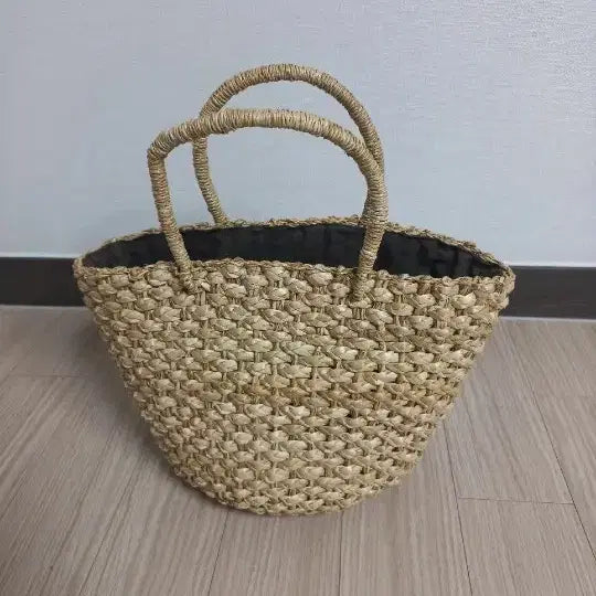 [SOLD OUT] 라탄 소재 토트백 베이지