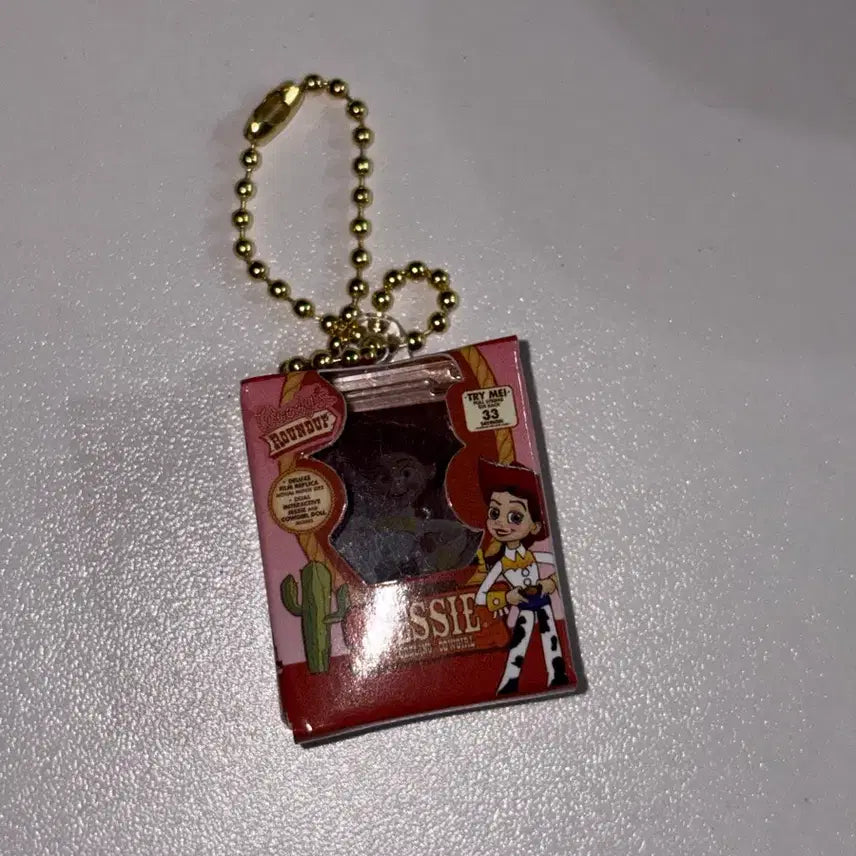 [BUNJANG] Toy Story Jessie Miniature Package Keychain / 토이스토리 제시 미니어처 패키지 키링