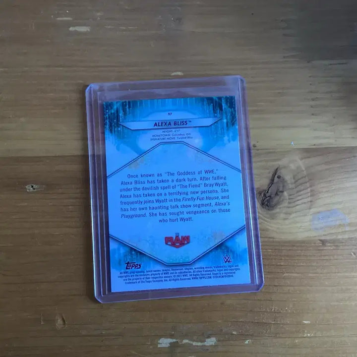 [BUNJANG] WWE Alexa Bliss Trading Card / 스포츠카드 WWE 알렉사 블리스