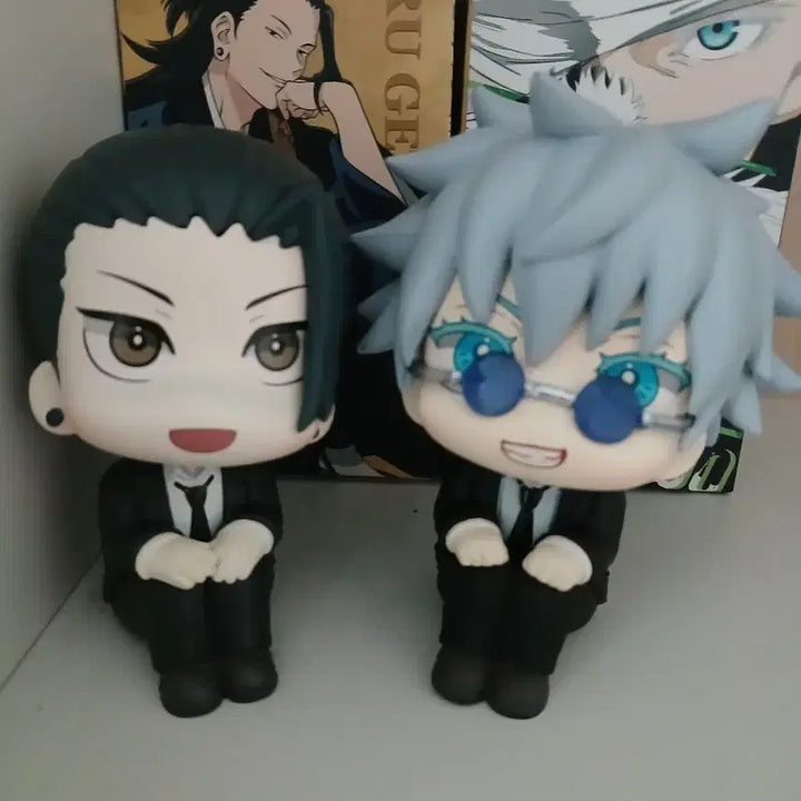 [BUNJANG] Jujutsu Kaisen Gojo &amp; Geto Suit Figure Bundle Set / (일괄)고죠게토 정장 피규어     주술회전