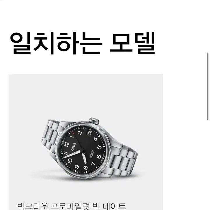 [BUNJANG] Oris 20mm Bracelet for Big Crown ProPilot Big Date 41mm / ORIS 오리스 20mm 브레이슬릿