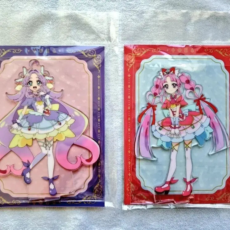 [BUNJANG] Detective Precure Cure Answer &amp; Cure Mystic Acrylic Stand Set (Unsealed) / [판매] 명탐정 프리큐어! 큐어 앤서&amp;큐어 미스틱 아크릴 스탠드 세트