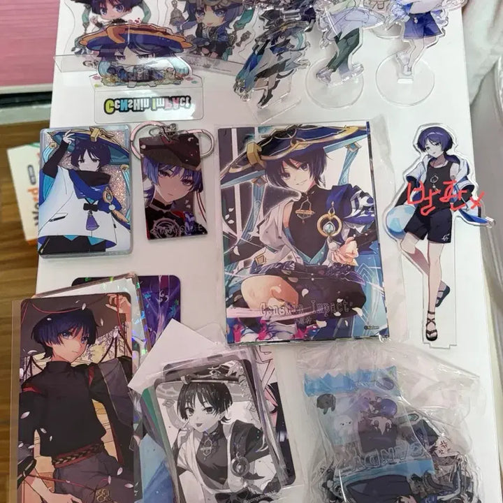 [BUNJANG] Genshin Impact Wanderer Bundle Set / 사진속 일괄 6만원 (원신 방랑자 비공식 굿즈 일괄 처분)