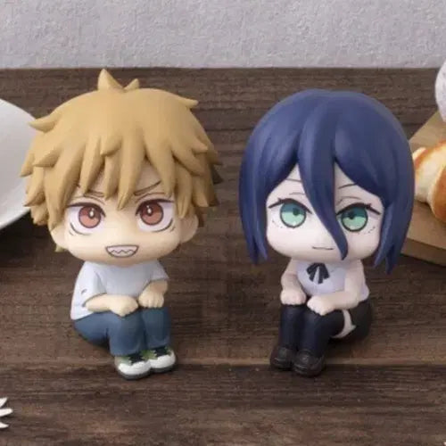 [BUNJANG] Chainsaw Man Denji &amp; Reze Look Up Figures Bundle Set (Sealed, Special Edition) / 미개봉 특전o) 체인소맨 레제 덴지 룩업