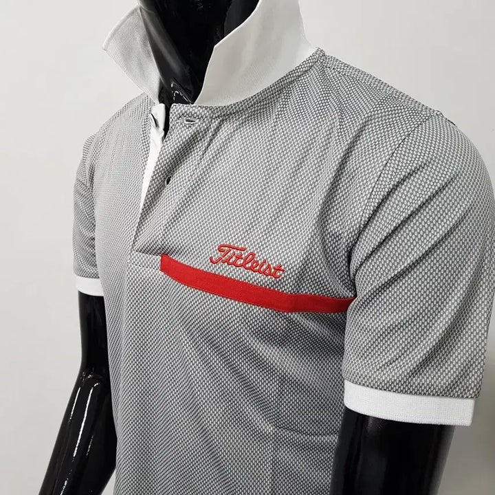 [BUNJANG] Golf Mesh Ultra-Light Stretch Polo T-shirt / 골프 메쉬 초경량 스트레치 카라티