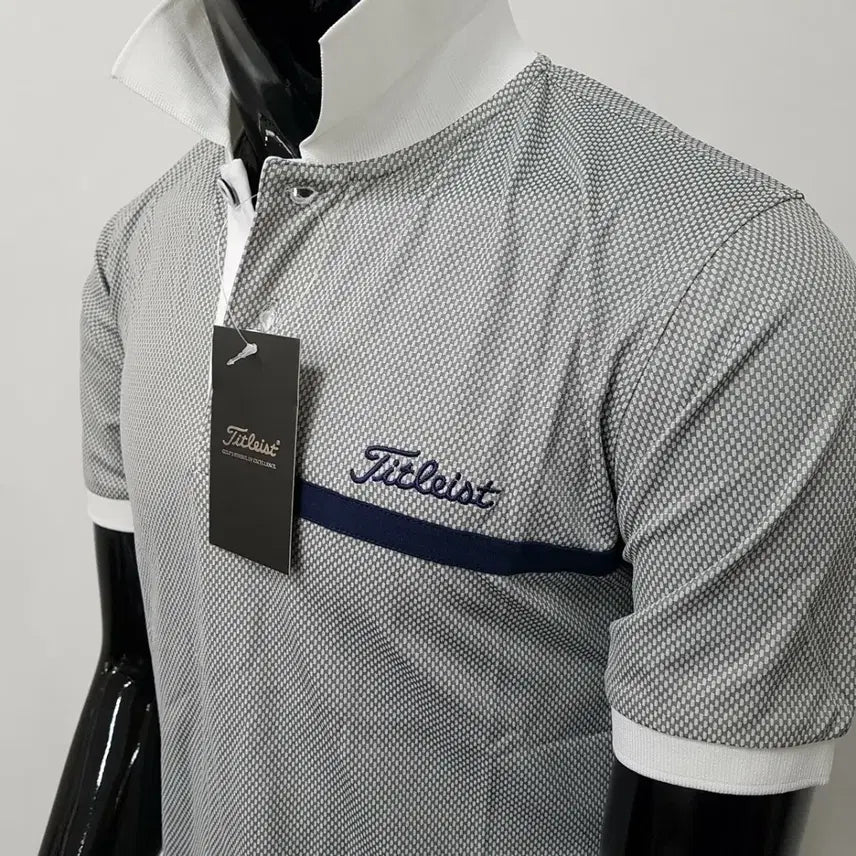 [BUNJANG] Golf Mesh Ultra-Light Stretch Polo T-shirt / 골프 메쉬 초경량 스트레치 카라티