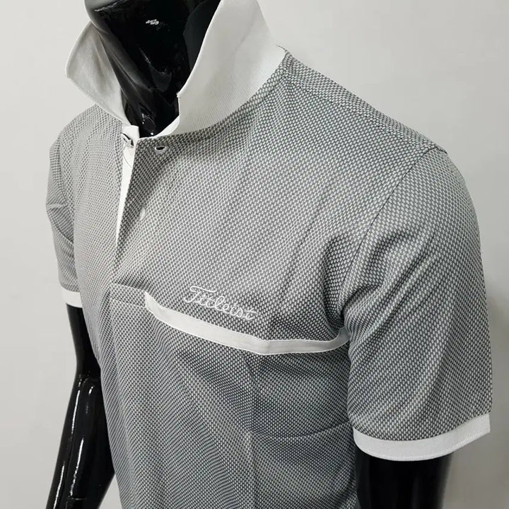 [BUNJANG] Golf Mesh Ultra-Light Stretch Polo T-shirt / 골프 메쉬 초경량 스트레치 카라티