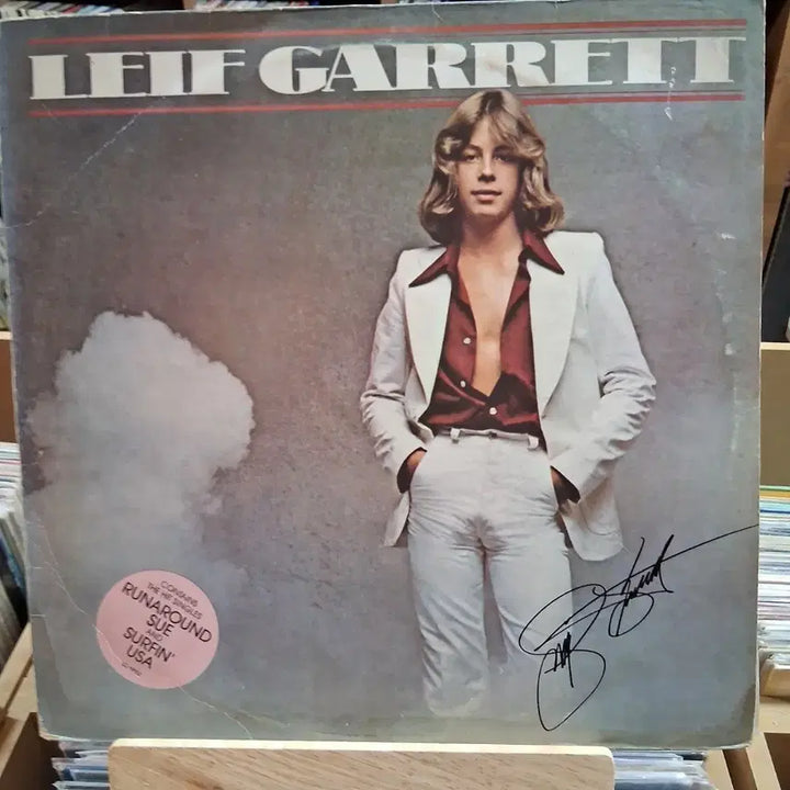 [BUNJANG] Leif Garrett Autographed LP Record with "Runaround Sue" and "Surfin&