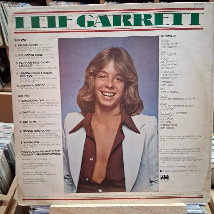 [BUNJANG] Leif Garrett Autographed LP Record with "Runaround Sue" and "Surfin&