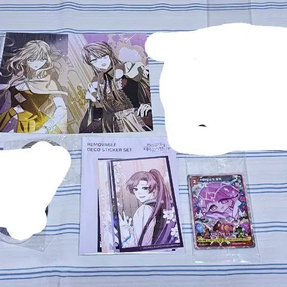 [BUNJANG] Webtoon Merchandise Sticker Set, Block Frame, Postcard, and Plush Doll Bundle / 버쓰줍 이결어망 다그대 악녀가 사랑할때