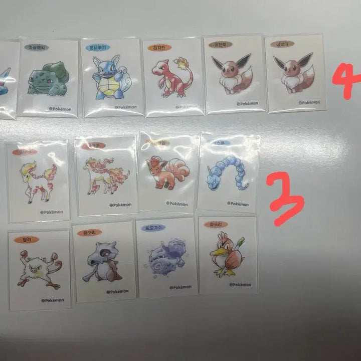 [BUNJANG] Pokemon Original Artwork Sticker / 포켓몬 오리지널 아트웍 띠부씰
