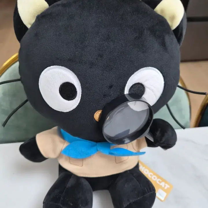 [BUNJANG] Sanrio Chocobat "Exploring" Medium Plush Toy (New) / 정품) 산리오 초코캣 탐험 중형 인형 새제품