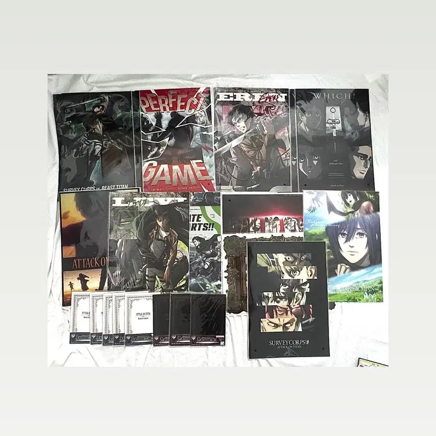 [BUNJANG] Attack on Titan Ichiban Kuji Lower Prize Set (21 Items) / 21점 일괄) 진격의거인 제일복권 하위상 세트