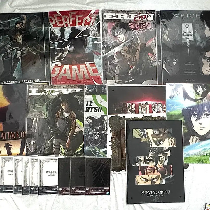 [BUNJANG] Attack on Titan Ichiban Kuji Lower Prize Set (21 Items) / 21점 일괄) 진격의거인 제일복권 하위상 세트