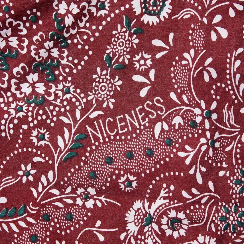 [BUNJANG] Niceness GYAN Bandana Trucker Jacket Red L / 나이스네스 niceness GYAN 반다나 트러커 자켓 L