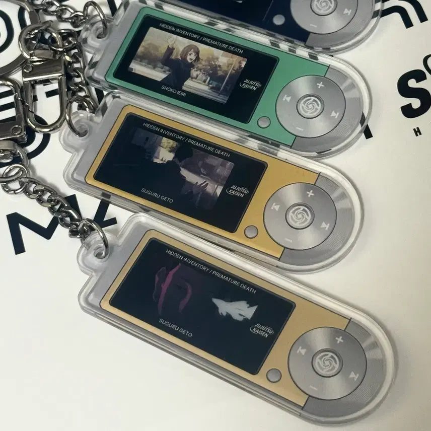 [BUNJANG] Jujutsu Kaisen MaPa Popup Store Player Style Keyring Set - Geto &amp; Shoko / 주술회전 마파 팝업 회옥옥절 플레이어풍 키링 게토쇼코 일괄원가양도