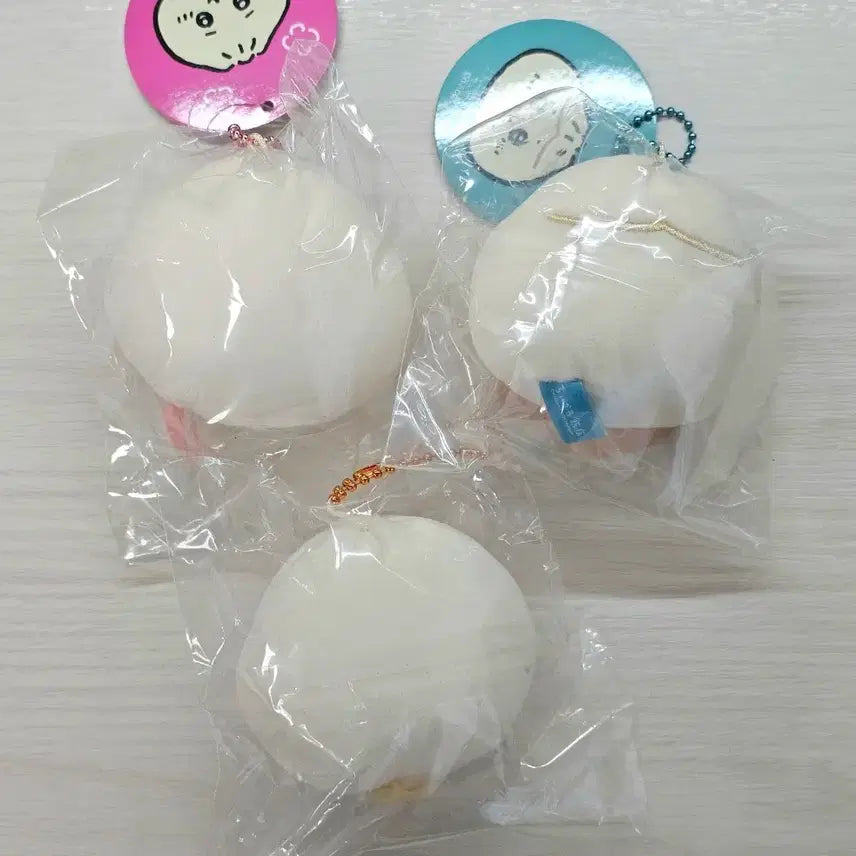 [BUNJANG] Chiikawa Hachiwara Usagi Chinese Restaurant Dumpling Mascot Plush Keychain Set / 치이카와 하치와레 우사기 중화반점 만두 마스코트 인형 키링 판매