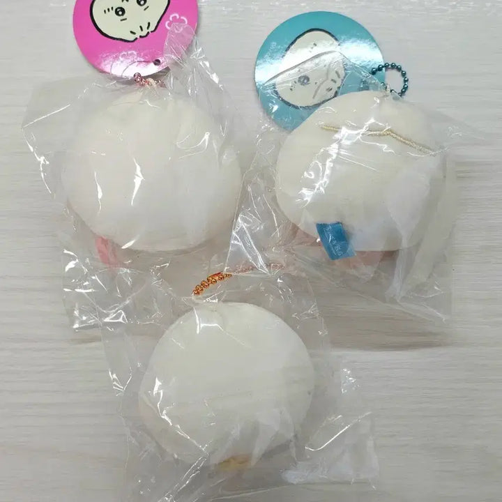 [BUNJANG] Chiikawa Hachiwara Usagi Chinese Restaurant Dumpling Mascot Plush Keychain Set / 치이카와 하치와레 우사기 중화반점 만두 마스코트 인형 키링 판매