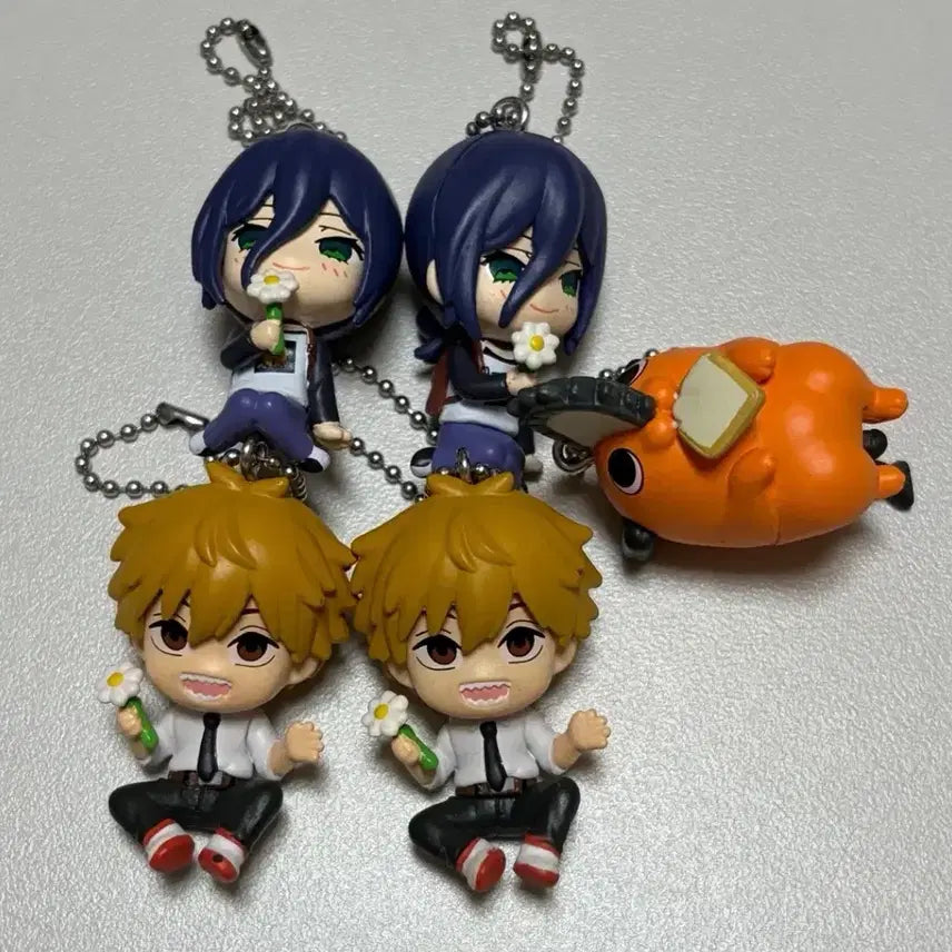 [BUNJANG] Chainsaw Man Denji Reze Gacha Mini Figure Keychain / 체인소맨 덴지 레제 편 가챠 미니피규어 키링 굿즈 데포르메 포치타