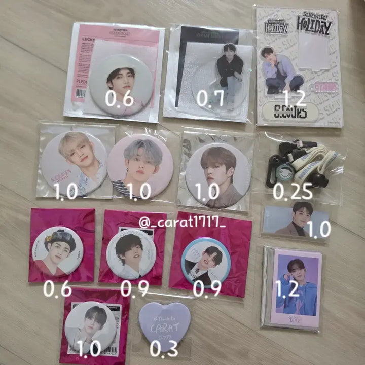 [BUNJANG] Seventeen S.Coups Goods / (미사용)세븐틴 에스쿱스 굿즈 양도