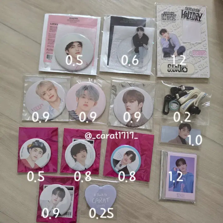 [BUNJANG] Seventeen S.Coups Goods / (미사용)세븐틴 에스쿱스 굿즈 양도
