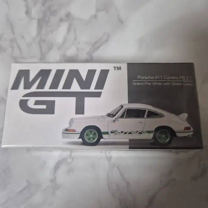 [BUNJANG] Mini GT Porsche 911 Carrera RS 2.7 Grand Prix White Green Diecast Model / 미니지티 포르쉐 911 까레라 RS 2.7 801