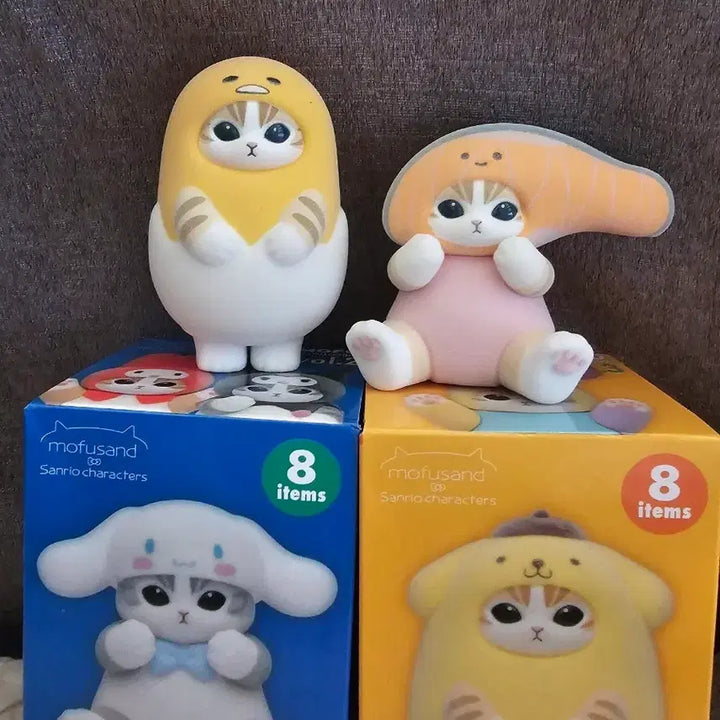 [BUNJANG] Mofusand Sanrio Collaboration Figure / 모프샌드 산리오콜라보 피규어 판매
