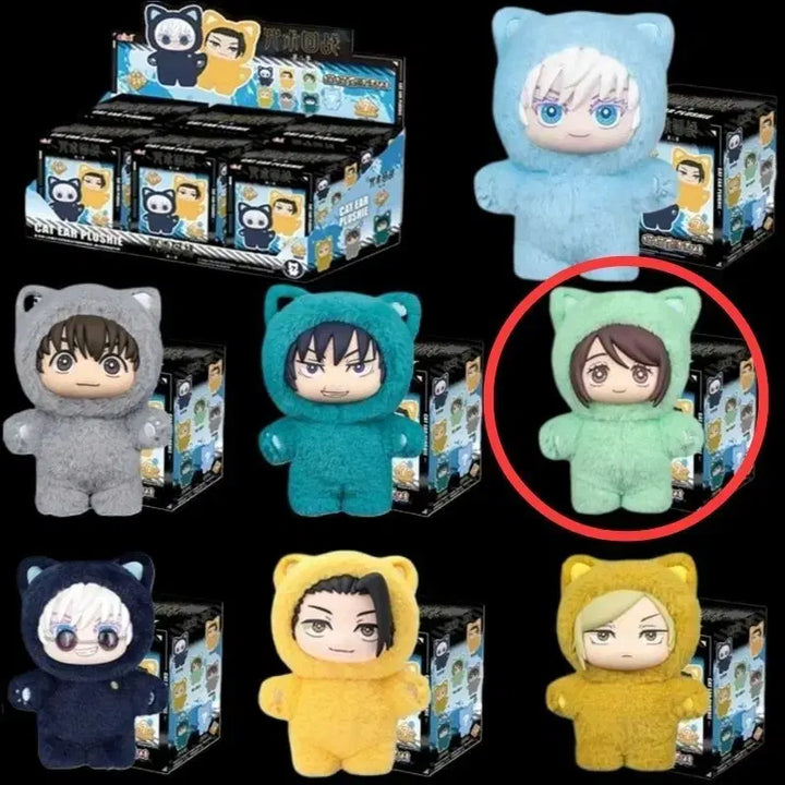 [BUNJANG] Jujutsu Kaisen Shoko Cat Ear Plush Keychain (Sealed) / 무료배송) 미개봉 주술회전 캣이어 주부부 쇼코 인형키링