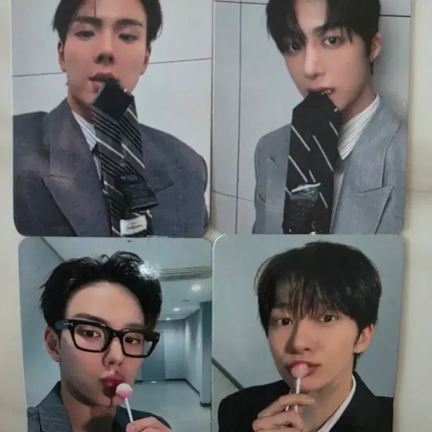 [BUNJANG] Monsta X Shownu &amp; Hyungwon POB Photocard Set (4 Photocards) / 몬스타엑스 셔누형원 미공포 set 4장 일괄